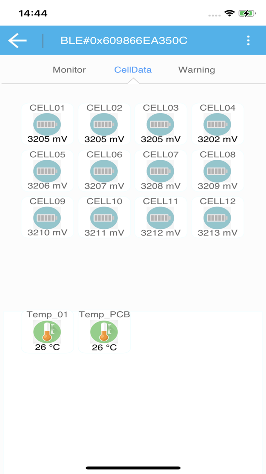 #6. LL BMS MONITOR (iOS) Podle: 天智 何