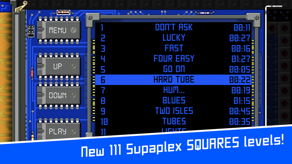 #2. Supaplex SQUARES (iOS) 由: inArcade