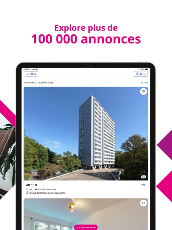 Screenshot #5 pour Homegate immobilier Suisse