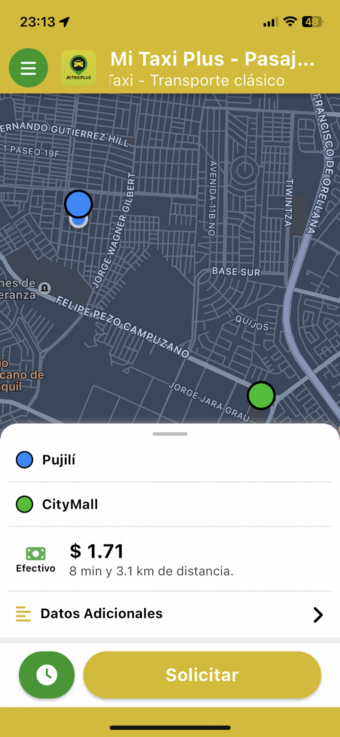 Mi Taxi Plus - Pasajero