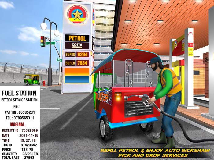 Tuk Tuk Auto Rickshaw 3D Sim