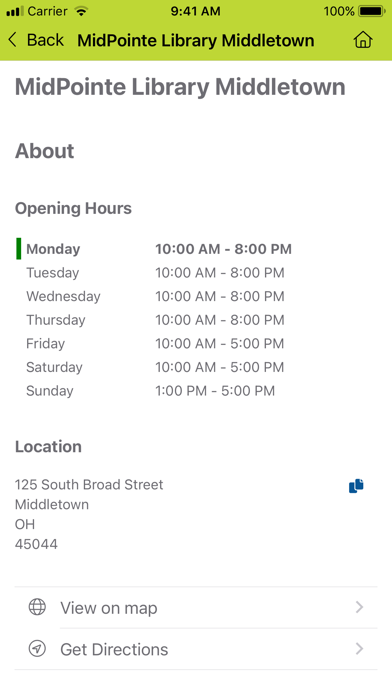 Screenshot 4 of MidPointe Library System App