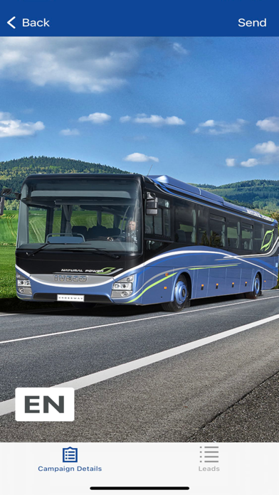 IVECO Group Lead Capture Screenshot