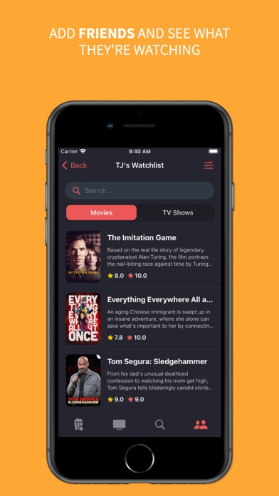 Watchlist: Movie & TV Shows Screenshot