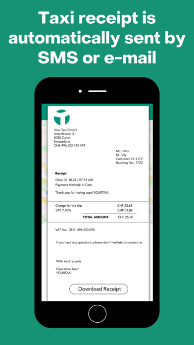 YOURTAXI - Request Taxi 24h Screenshot
