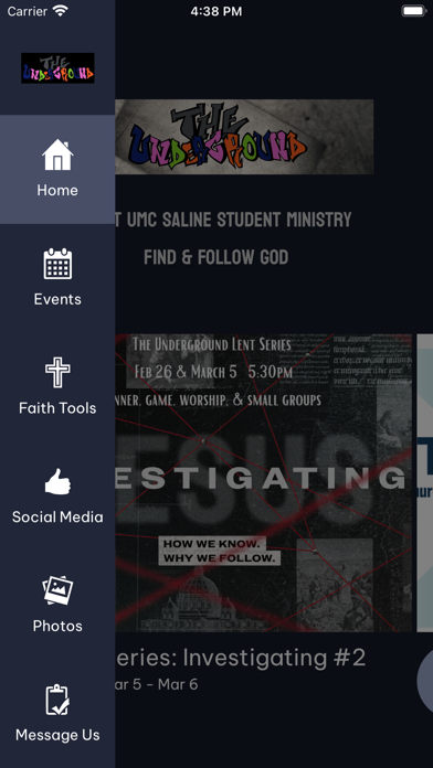 Underground Student Ministry Screenshot