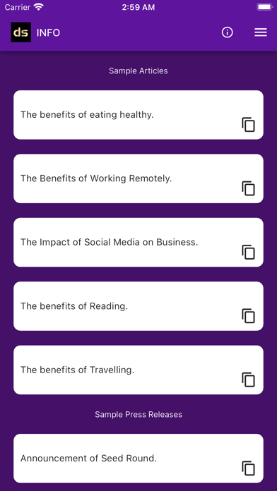 Content Creator Apps Screenshot