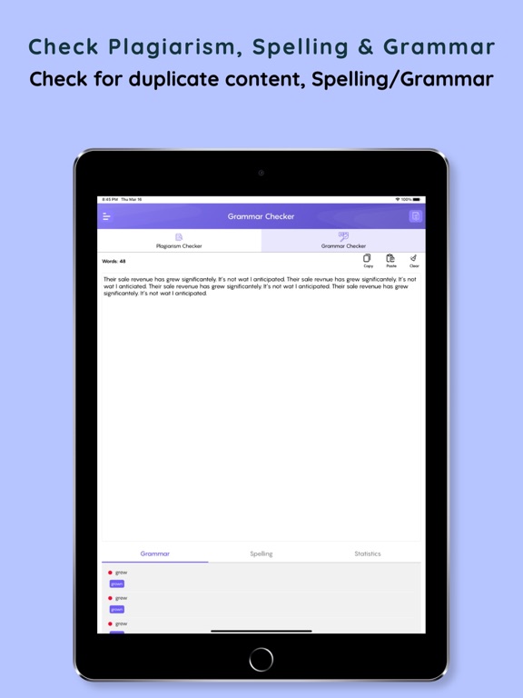 Screenshot #6 pour Anti-Plagiarism Grammar Check