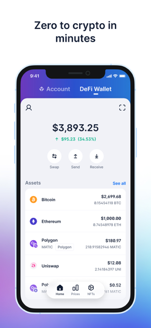 ‎Blockchain.com: Crypto Wallet Screenshot