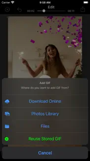 add gif to video and photo iphone bildschirmfoto 4