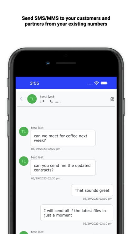 Texting with Approved Contact