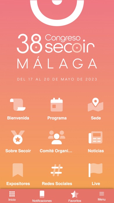 Congreso SECOIR Screenshot