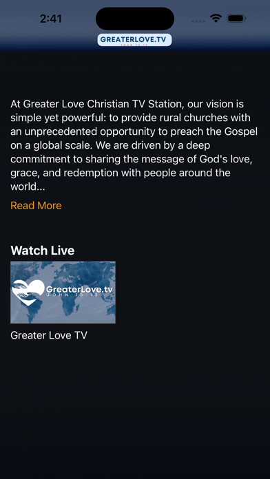 Greater Love TV Screenshot