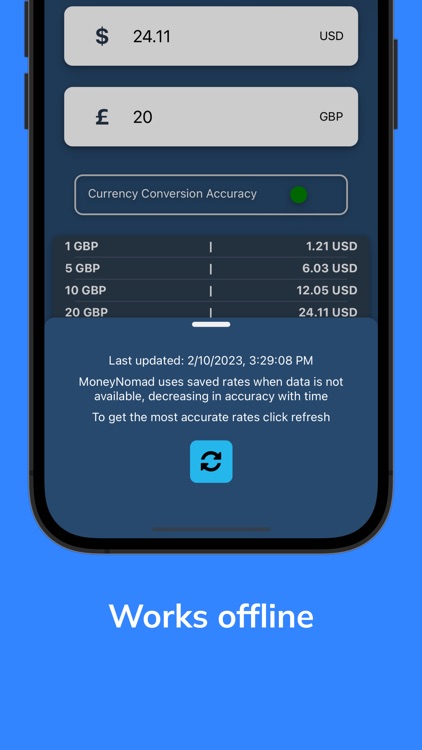 MoneyNomad Currency Converter screenshot-3