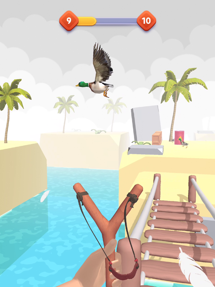 Slingshot Hit - Aim and shoot