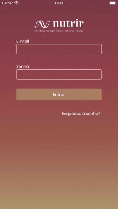 Nutrir - App de Acompanhamento Screenshot