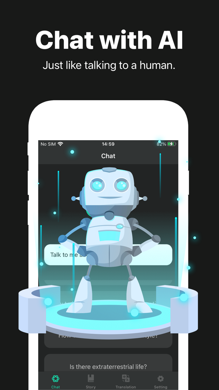 ChatBot - AI telling stories