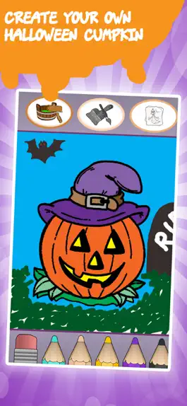 Game screenshot Книжка-раскраска : Хэллоуин apk