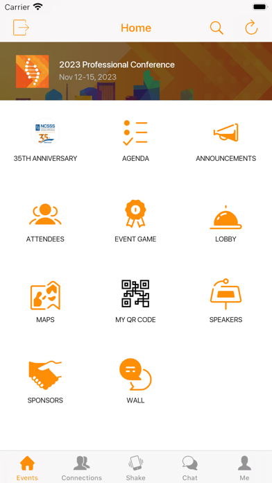 NCSSS Professional Conference Screenshot