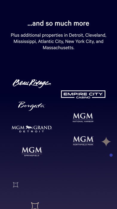 MGM Rewards Screenshot