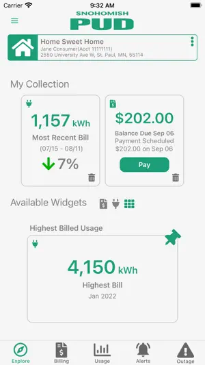 MySnoPUD screenshot 2