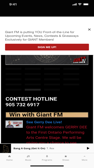 Giant FM 91.7 Screenshot 1 - AppWisp.com Giant FM 91.7 Screenshot 1 - AppWisp.com