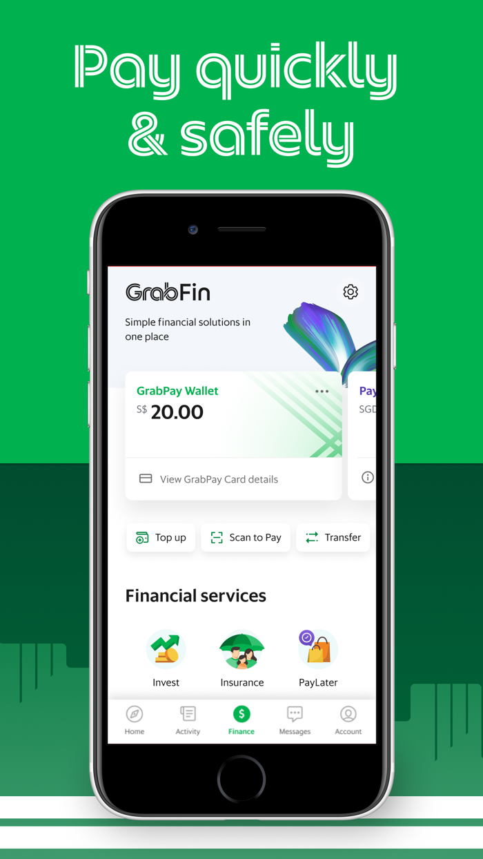 Grab Taxi Ride Food Delivery