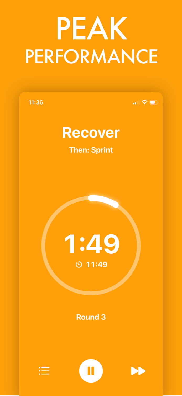 Running Interval Timer Tracker