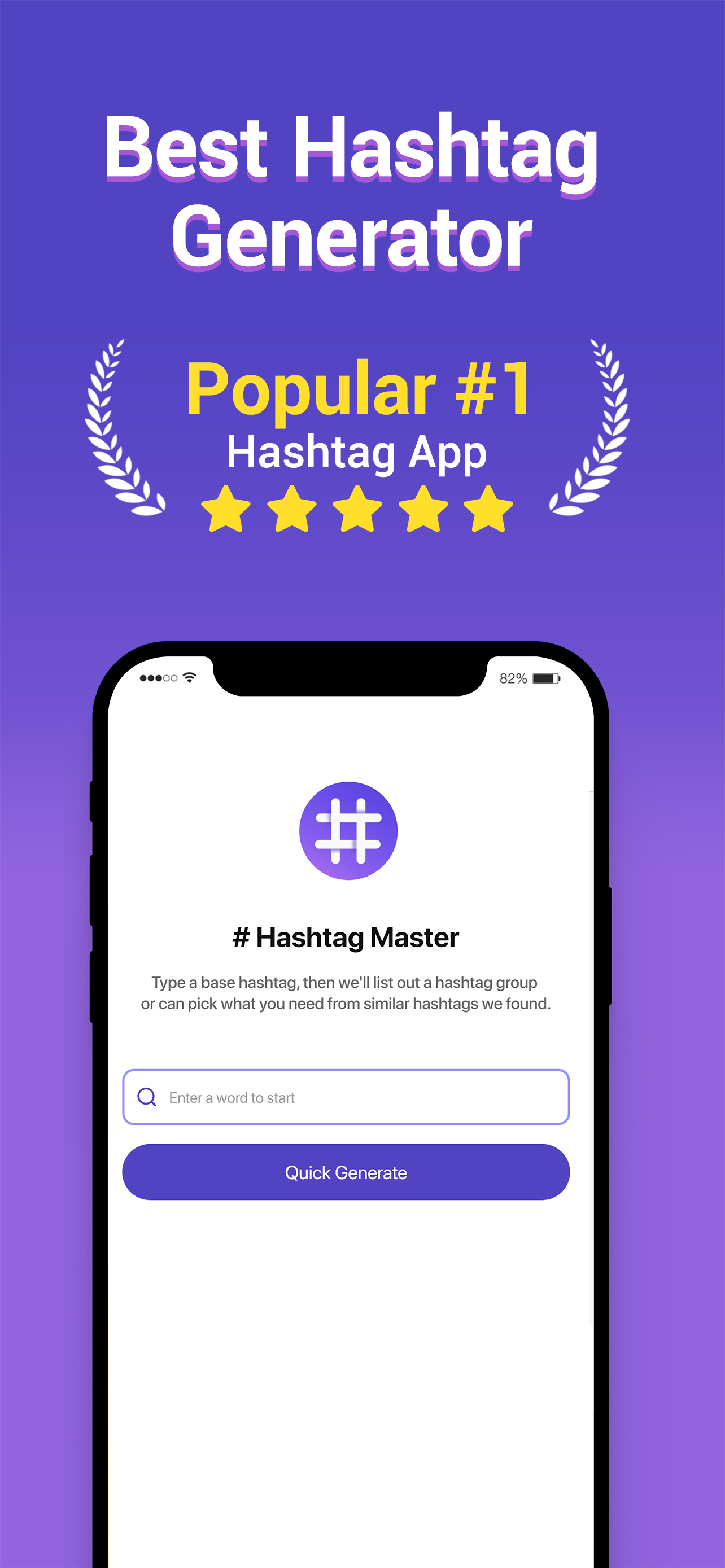 Hashtag Master - Tag Generator