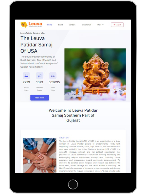 LPS of USA iPad screenshot 2 - Social Networking app