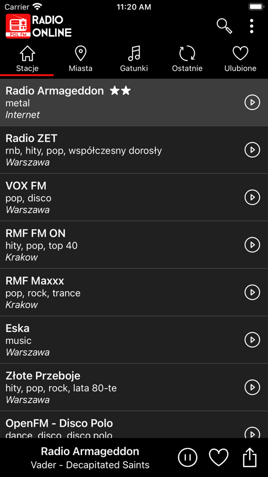 Radio Internetowe - 1.2.1 - (iOS)