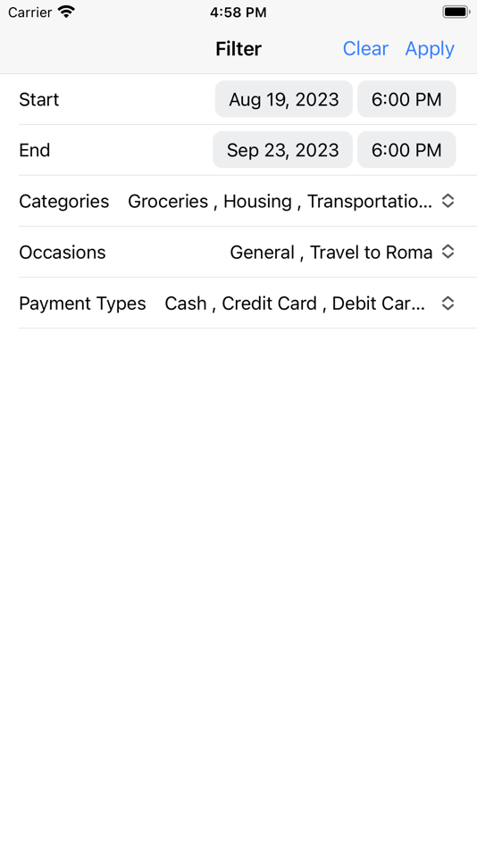 #5. Expense Info (iOS) 由: Unimodern Systems Ltd.