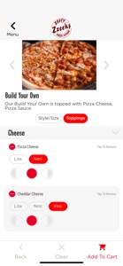 Zzeeks Pizza screenshot #4 for iPhone