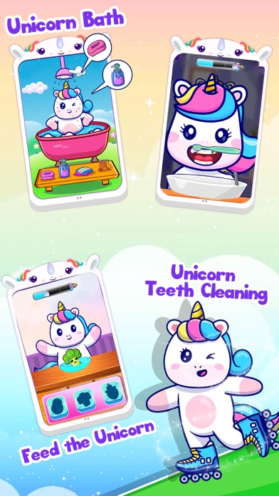 Baby Unicorn Phone For Kids 2+ Screenshot