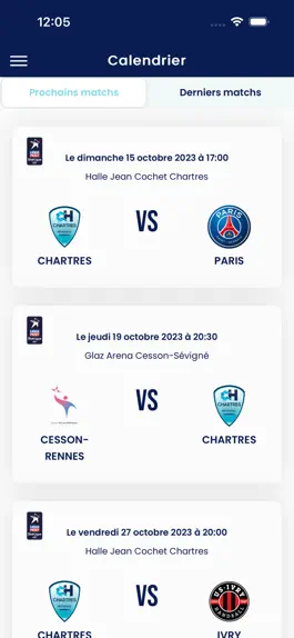 Game screenshot C'Chartres Métropole Handball apk