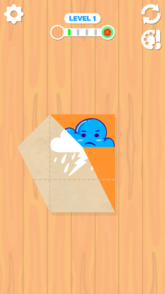 #1. Fold It! Paper Puzzle 3D (iOS) 由: MAD PIXEL