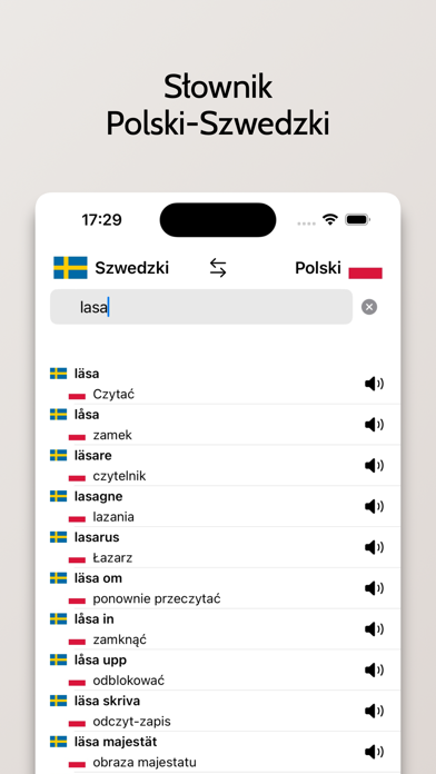Słownik Szwedzki-Polski Screenshot