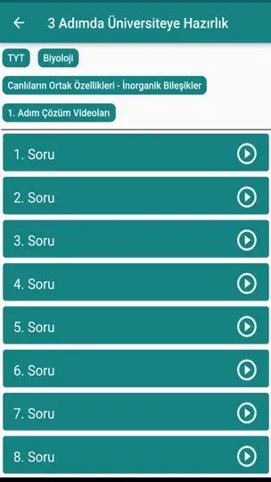 OGM 3 Adım Soru Bankası iPhone Ekran Görüntüsü 3