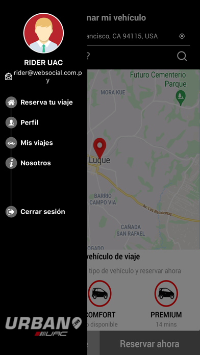 Urban UAC Pasajero Screenshot
