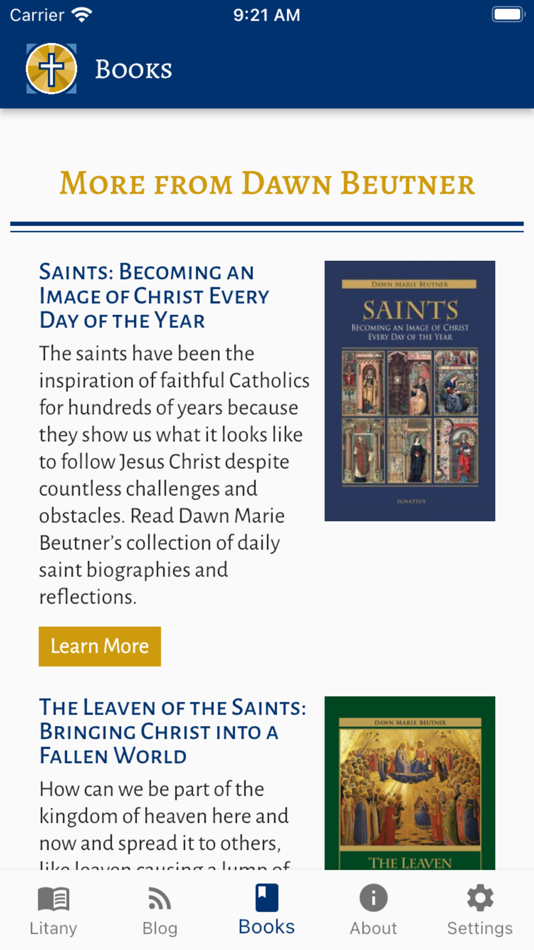 #3. Daily Litany of Saints (iOS) 由: Dawn Beutner