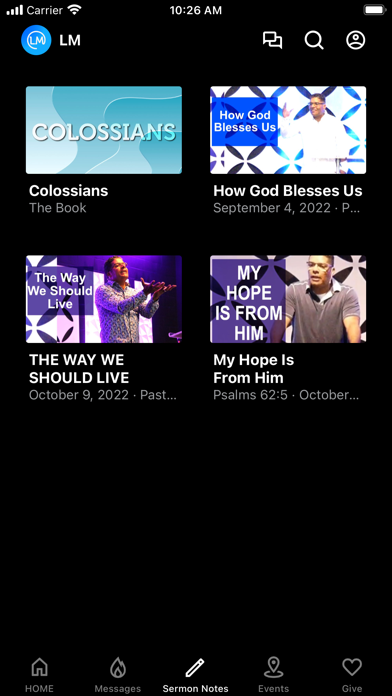 Life Ministries LM, Inc Screenshot