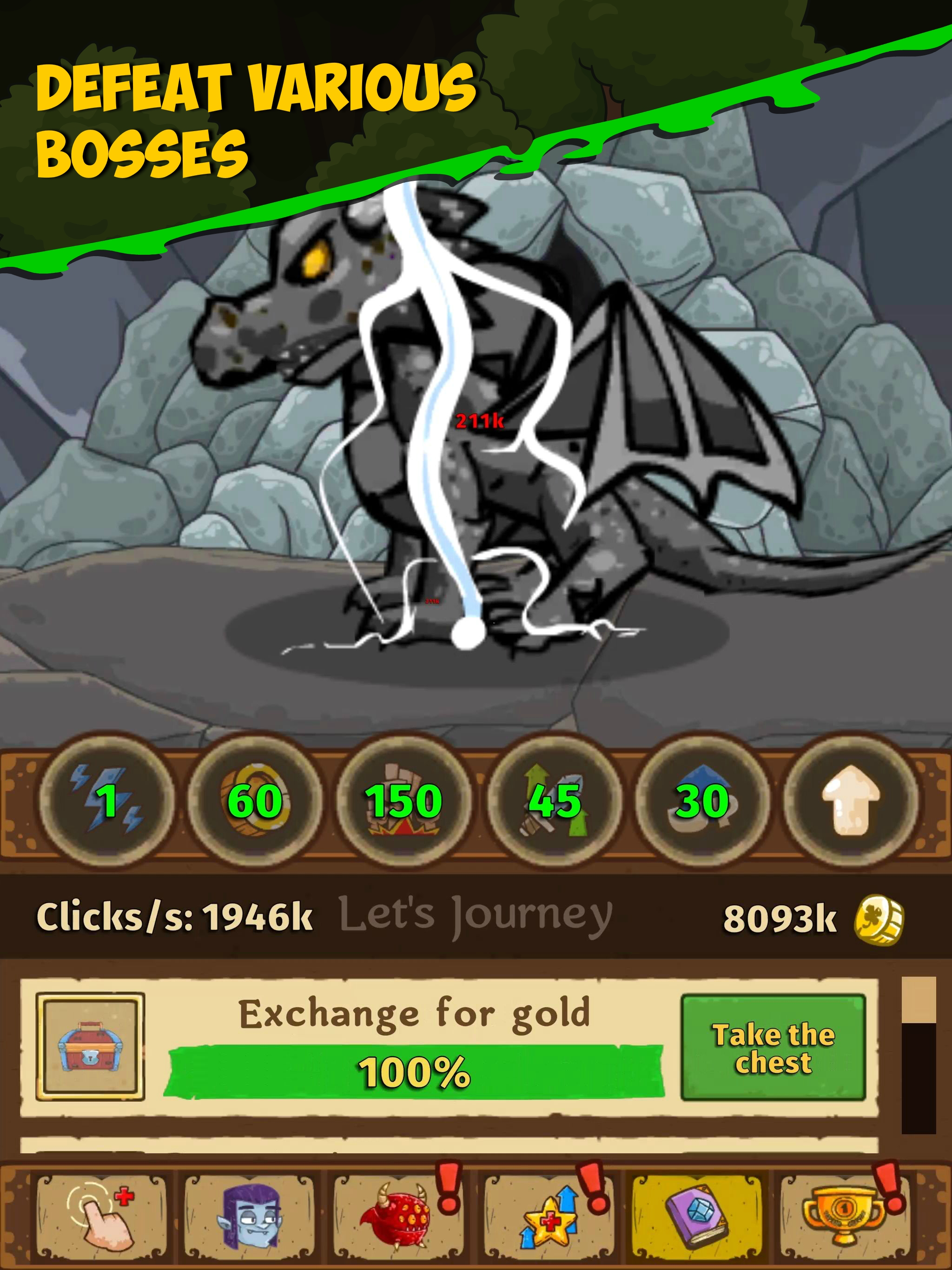 Monster Hunt Clicker - Ruins screenshot 11