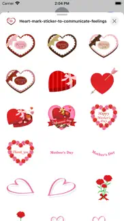 stickers that convey love iphone screenshot 1