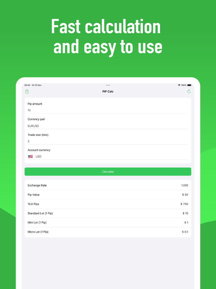 Pip Calculator - Pip Value