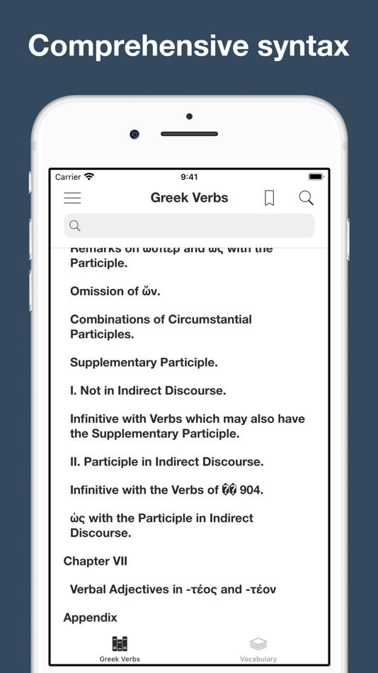 #3. Greek Verb Syntax (iOS) 由: Trang Hoai