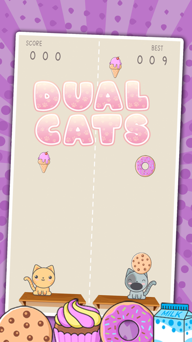 Dual Cats: Kawaii Cat Game Screenshot