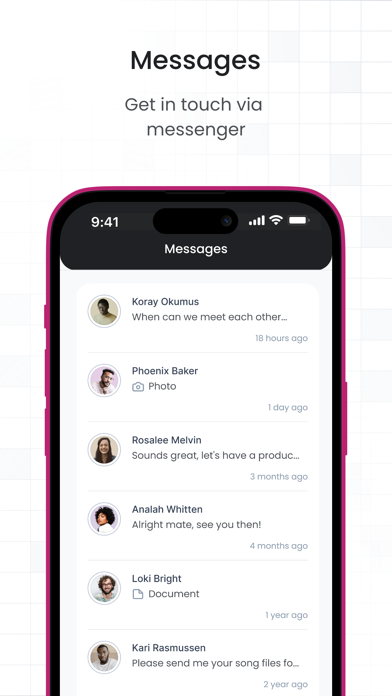 mukken - Musician search Screenshot