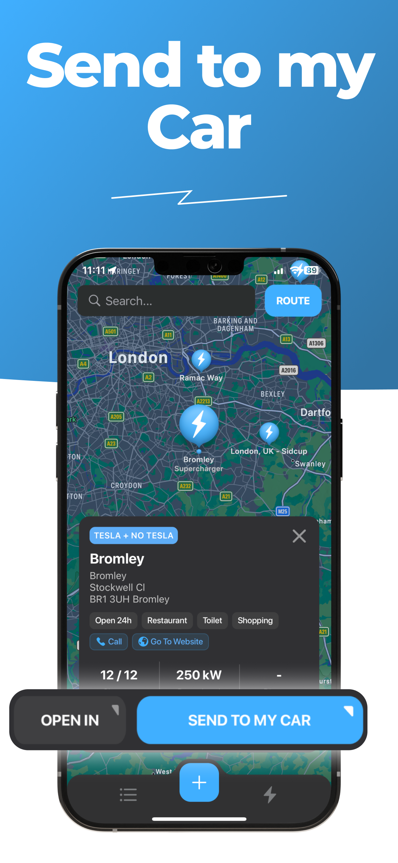 ChargeUP - fast charge points