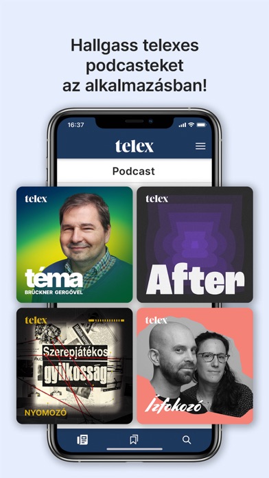 Telex Screenshot