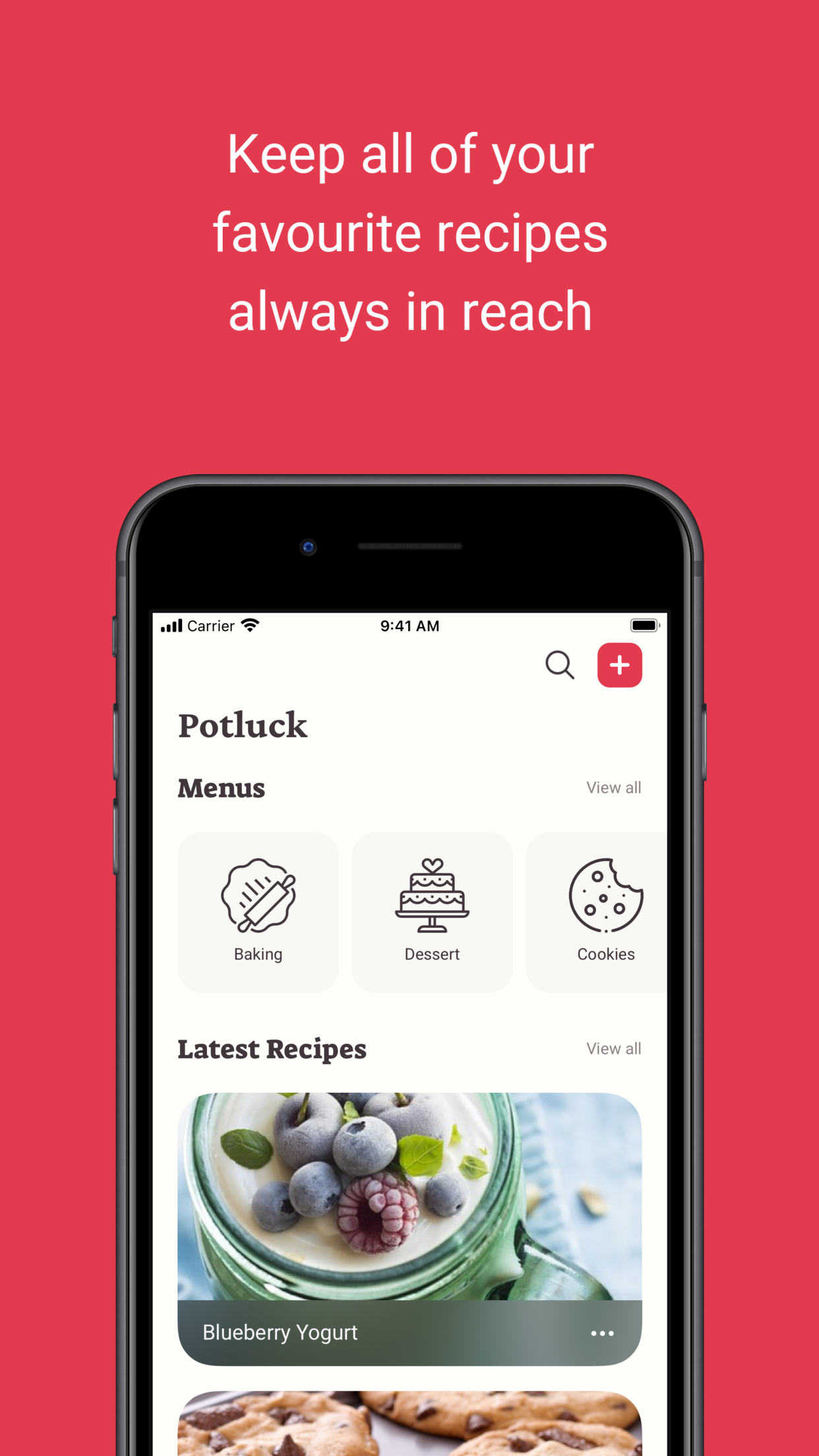 Potluck - Your Recipe Cookbook